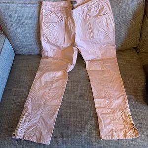 JAANUU LIGHT PINK MOTO SCRUB PANT